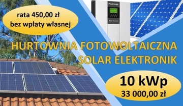 Fotowoltaika, instalacja 10,0 kW - Z DOKUMENTAMI D