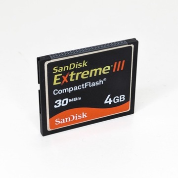 Karta pamięci SanDisk Extreme III CF 4GB 30MB/s