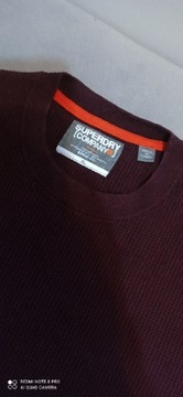 Superdry Super Dry bordowy sweter rozmiar L  XL