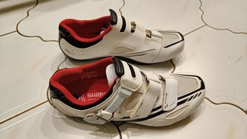 Buty szosowe SHIMANO SPD-SL SH-R107 CARBON Białe