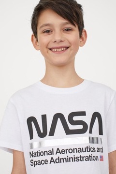 H&M T-shirt NASA - NOWY - 170