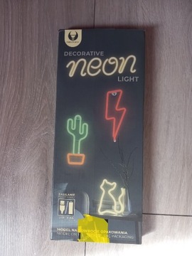 Neon led piorun 