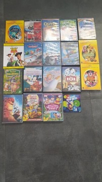 Duża kolekcja bajek Disney na DVD.