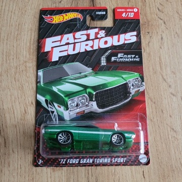 HOT WHEELS '72 Ford Gran Torino Sport Fast&Furious