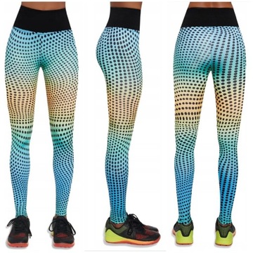 Damskie sportowe Legginsy Wave 90 nowe 5 - XL