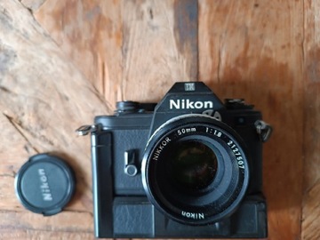 Nikon EM winder MD-E, Nikkor 1:1.8 