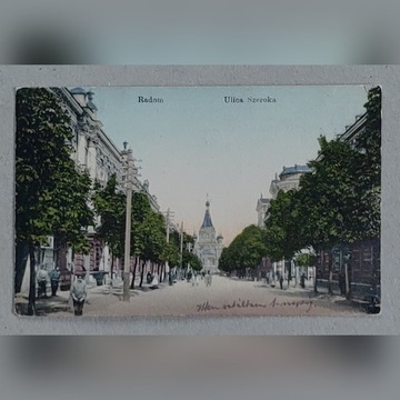 Radom - Ulica Szeroka - Feldpost 1915