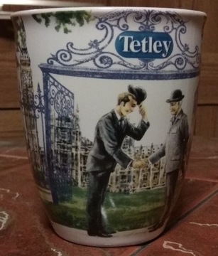 Kubek kolekcjonerski Tetley ceramiczny porcelanowy