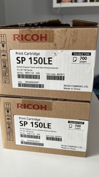 Toner Ricoh SP150 oryginał 2szt. plus czip wieczny