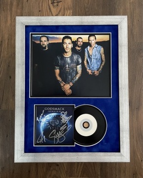 Godsmack - oryginalne autografy! Piękna oprawa!