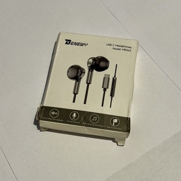 Słuchawki przewodowe douszne BENEWY ME542 USB-C