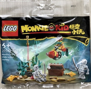 LEGO # 30562 Podwodna przygoda Monkie Kida NOWE!6+