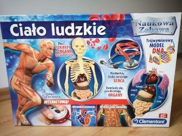 Ciało ludzkie Clementoni Nauka i zabawa Duży zest.