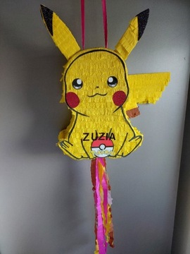 Piniata pikachu pokemon personalizacja kij 