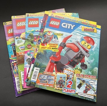 Lego Friends, Elves, City - zestaw 10 gazetek