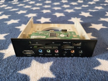 Multipanel 5,25" USB/HD-Audio/eSATA/Czytnik