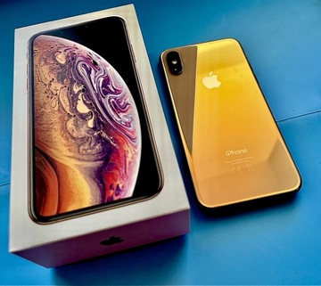 iPhone XS 64 GB złoty jak nowy GRATISY