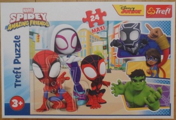 Puzzle MARVEL Spider and his Amazing frinds 24