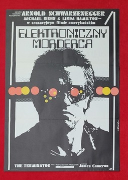 ELEKTRONICZNY MORDERCA Plakat TERMINATOR Erol '87