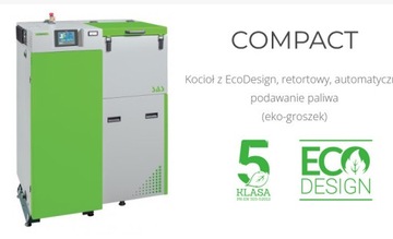 Kocioł Sas Compact Eko-grosz 10 12 15 20 25kw Okaz