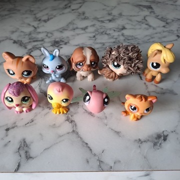 Littlest pet shop - 9 figurek LPS