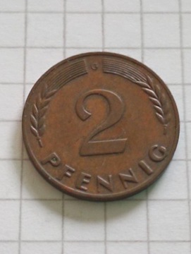 2 PFENNIG,1968 rok