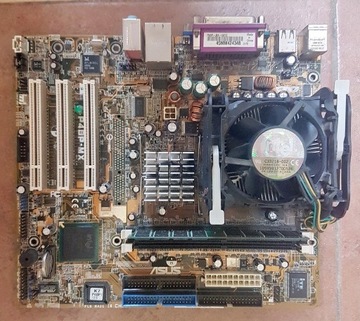Płyta główna Asus P4BP-MX procesor P4 2.4 GHz