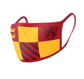 NOWE 2 maseczki bawełniane Harry Potter Gryffindor