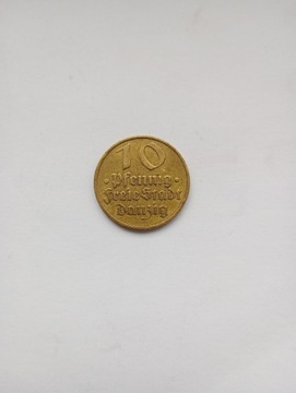 Moneta 10 pfennigow wmg 1932 r.
