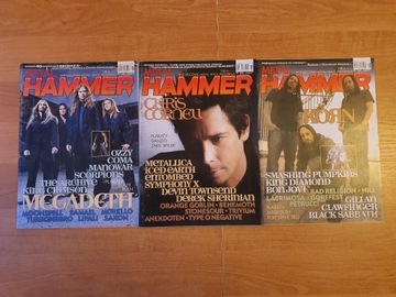 Metal Hammer Magazyn numery 6, 7, 8 z roku 2007