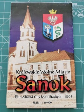 Sanok plan miasta 2004