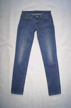 Levi's Damskie Spodnie Dzinsy Skinny W27 L34 BDB