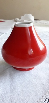 Wazon porcelanowy czerwony Pik Karolina