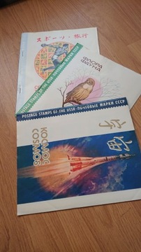 Trzy zeszyty że znaczkami ZSSR