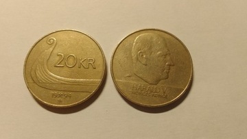 20 koron 1994 r Norwegia (2926)