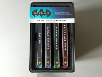 Batman 1989-1997 4 filmy 4K UHD Steelbook PL