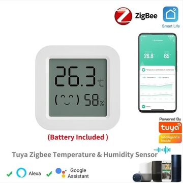 Czujnik temperatury i wilgotnosci Zigbee LCD