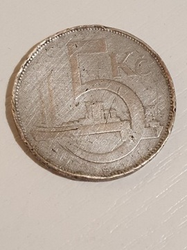 moneta 5 KC 1929r