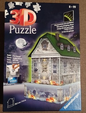 Puzzle 3D nawiedzony dom Ravensburger