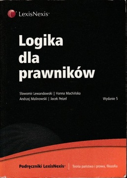 Logika dla prawników wydanie 5 Lewandowski