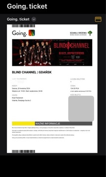 Bilet na koncert BLIND CHANNEL | GDANSK