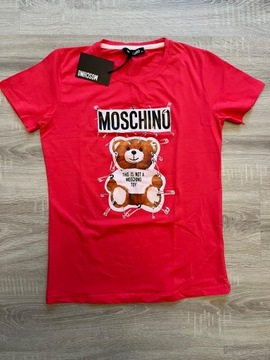 Koszulka damska Moschino z misiem