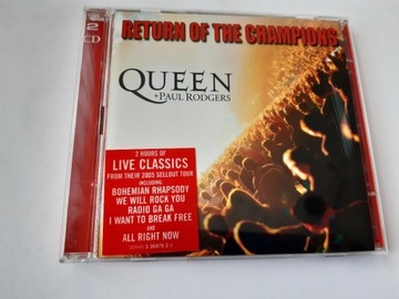 QUEEN + PAUL RODGERS - Return Of The Champions 2CD