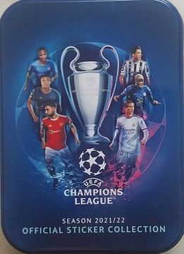 Puszka na naklejki Topps Champions League 2021/22
