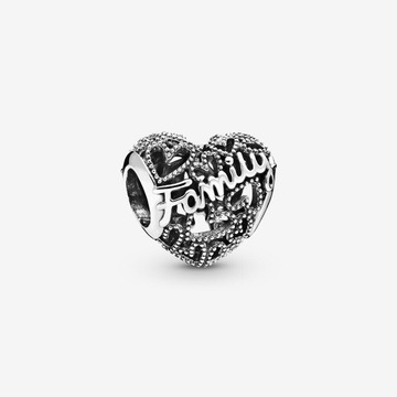 Pandora Moments Charms Rodzinne serce S925