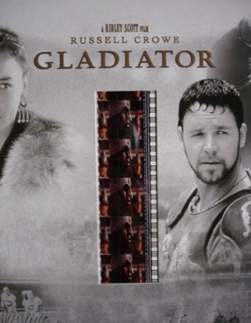 GLADIATOR - zestaw KADR z FILMU Juba + 8 zdjęć