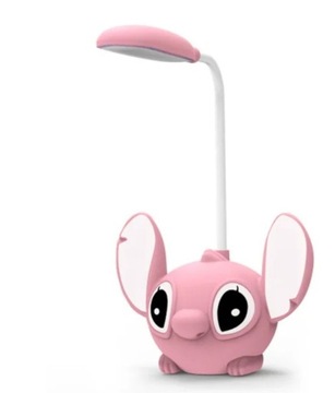 Lampka róż stitch biurkowa disney usb nocna led 