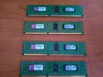 Pamięć KINGSTON 4x1GB DDR3 ECC Reg KVR1333D3S8R9S