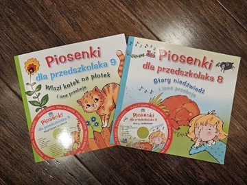 Piosenki dla przedszkolaka - 2 książeczki + cd