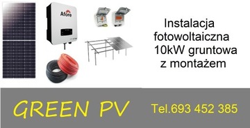 Instalacja fotowoltaiczna gruntowa 10kW zestaw